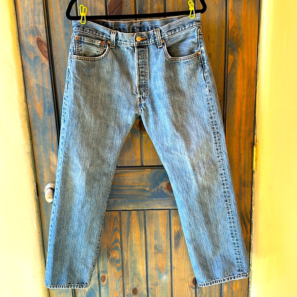 Levi's Light Blue Straight Leg Jeans